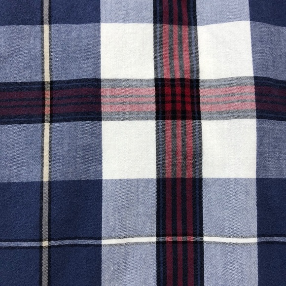 Eddie Bauer Blue & Red Plaid Button Down Shirt - Picture 6 of 6